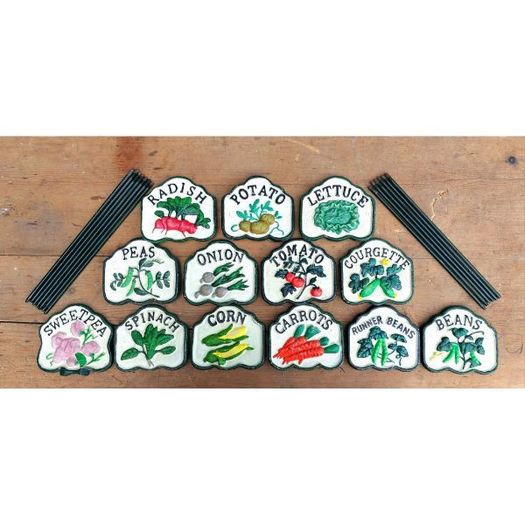 Sign Vegetable Set of 13x pieces HS367