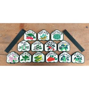 Sign Vegetable Set of 13x pieces HS367