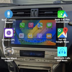 Premium Carplay Toyota Land Cruiser Android Auto Stereo