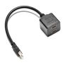 HDMI Male to 2X HDMI Female Y Splitter Switch Adapter Connector TV Laptop Cable Image 2