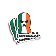 KNEECAP Tricolour Balaclava Glossy Stickers 3-Pack