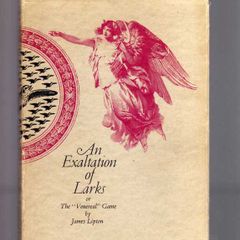An Exaltation Of Larks Or The Venereal Game By James Lipton