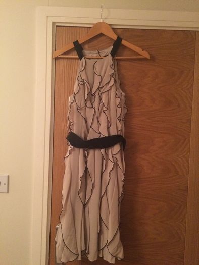 Coast Dress - Nude & Black