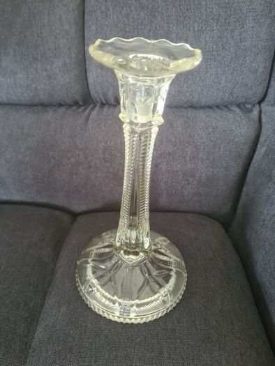 Candle Holder Vintage Glass Candle Stick Table Decor