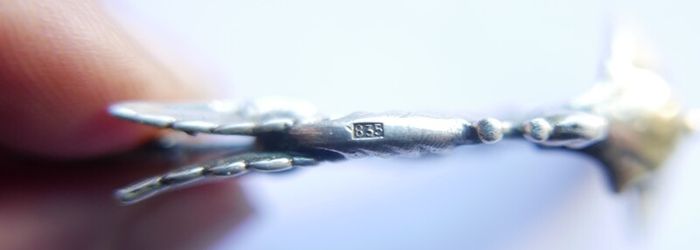 Antique 835 Silver Spoon, Highly Decorated Silver 835 - 26,5g