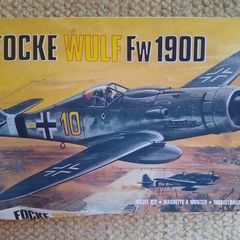 Vintage Model Kit - Focke Wulf FW 1900 Aircraft