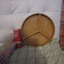 round wicker tray Image 3