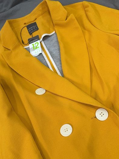 Mustard Orange Lightweight Coat / Blazer