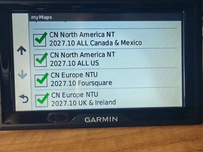 Garmin sat nav - 2026 USA / Canada / Mexico map