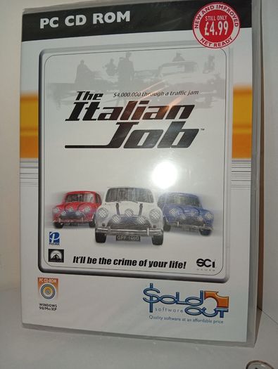 The Italian Job Pc Cd Rom Selaed Collectors Condition 2004