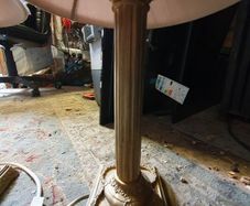antique lamps pair
