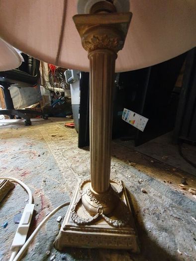 antique lamps pair