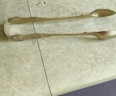 Sugar Tong Silver Plated.