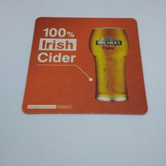 Bulmers Cider : 100% Irish Cider - Beer Mat/Coaster