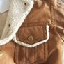 Marc Jacobs Tan Corduroy & Faux Sheepskin Jacket Image 2