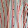 FERNY Made in Sicily Mens Striped Shirt Collar Sz 16 - Rrp 159 (New) Image 7