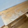 Solid Oak Hall Table Image 4