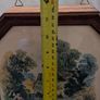 Vintage Wooden Picture Frame Key Cabinet Cottage Scene Wall Key Holder Image 4