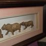 Chichewa Tribe Carved Wooden African Big 5 Animals Shadow Box Image 8