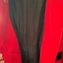 Red fur lined coat Image 5