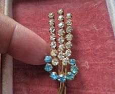 1940s/50s Vintage Metal Gold Tone Brooch