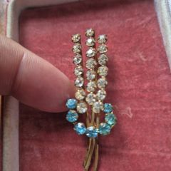 1940s/50s Vintage Metal Gold Tone Brooch