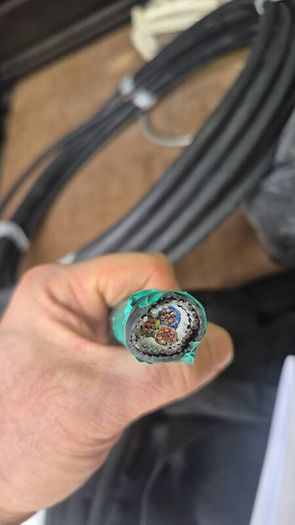 15 meters of 3x10.0mm SWA LSF Cable (Steel Wired Armoured)