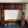 mahogany fireplace surround Image 2