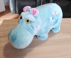 Vintage Walt Disney Its A Small World Plush Blue Hippo Goebel USA