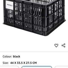 Bike basil crate size m 29l 43x35x25 like new bicycle storage rear basket