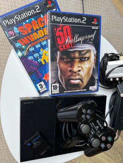 PS2 Slim Console Bundle Complete
