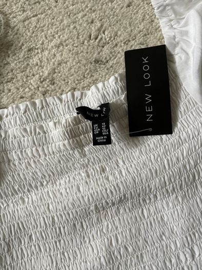 white bardot top NEW