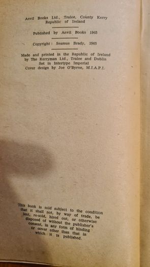 Doctor Of Millions. By Seamus Brady. Published By Anvil Books Tralee Cokerry.