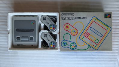 Boxed Nintendo Super Famicom : Recapped : UK/IE PSU : SHVC-001