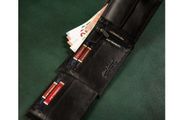 Vintage Style Wallet - genuine leather - new/in a box