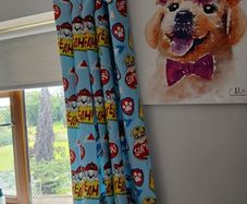 Paw Patrol curtains pair