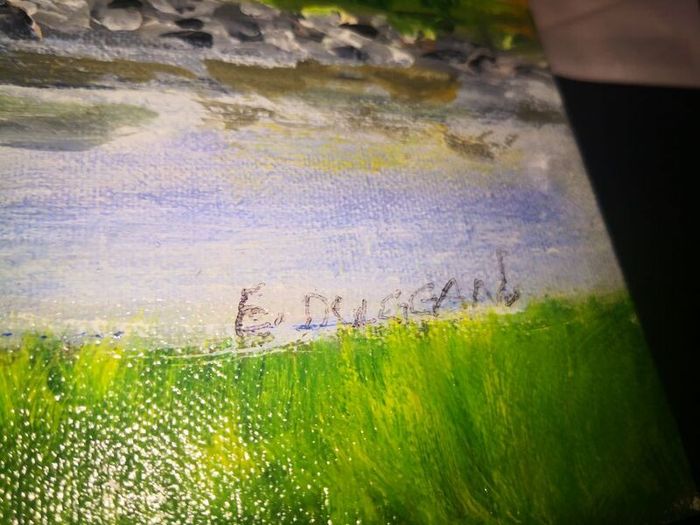 lovely oil painting on board