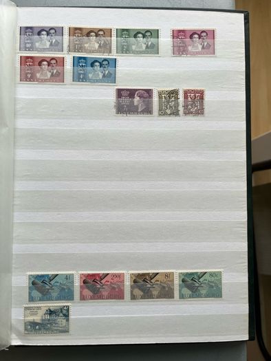 Stamps album LUXEMBURG