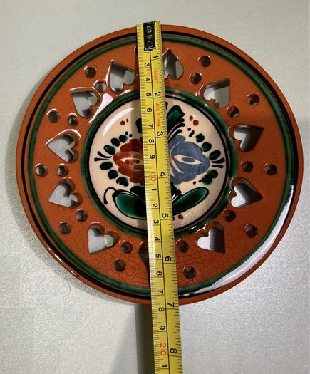 Hungarian Terracotta Wall Hanging Plate