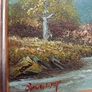 Vintage Artist Signed Original Oil Painting Image 3