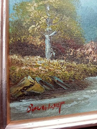 Vintage Artist Signed Original Oil Painting
