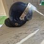 Original British Riot Control Helmet With Visor Ii Gat Blue Image 5