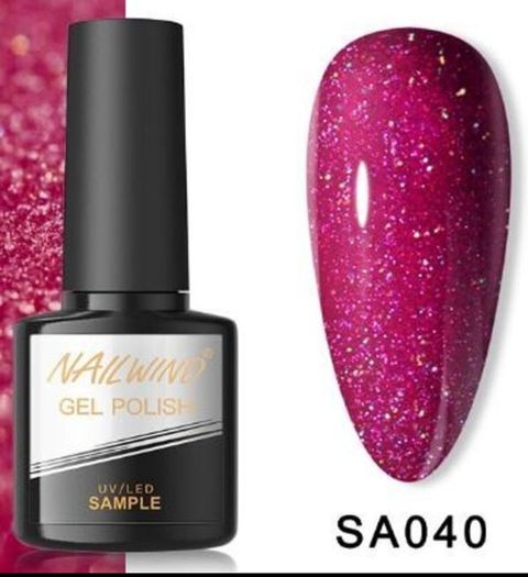 6 Colour Set Nail Semi Permanent Polish Gel 6 ml