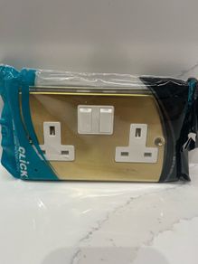 Brass Double Socket