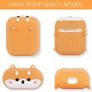 Cute Airpods Case, Airpods 2 Case, Corgi Dog Cool Funny 3D Animals Cartoon Puppy Shaped Full Protection Shockproof Soft Silicone Charging Case Cover for Girls Boys Kids Child Women (FREE POSTAGE) Image 5