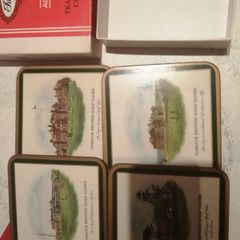 Golf coasters in box