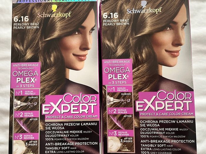 8 x Schwarzkopf Color Expert 6.16 pearly brown