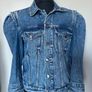 Frame Rosette puff sleeve denim jacket - sz 14-16 Image 2