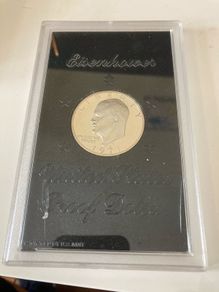 USA 1971 Silver Proof Dollar Eisenhower San Francisco