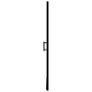 Shower Door Frost Tempered Glass 100x178 cm Black Image 4
